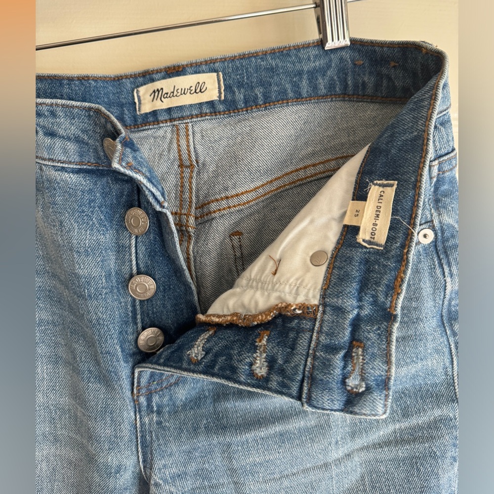 Cali-Demi boot Madewell jeans in blue